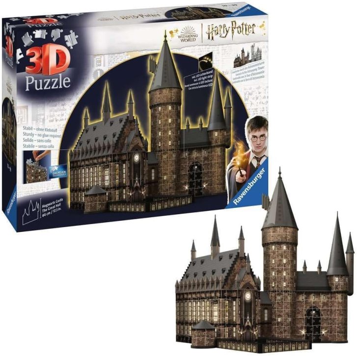 3D Puzzle – Harry Potter Bradavice Velká Síň