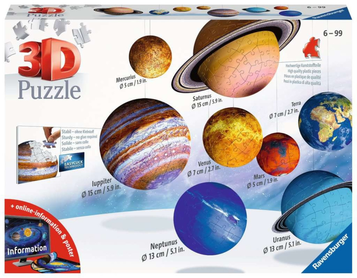 3D Puzzle – Planety