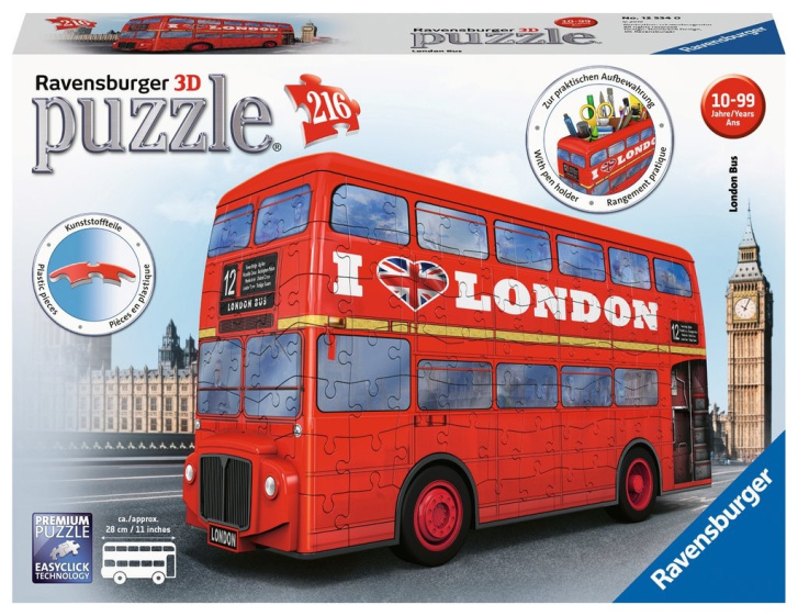 3D Puzzle - Londýnský autobus