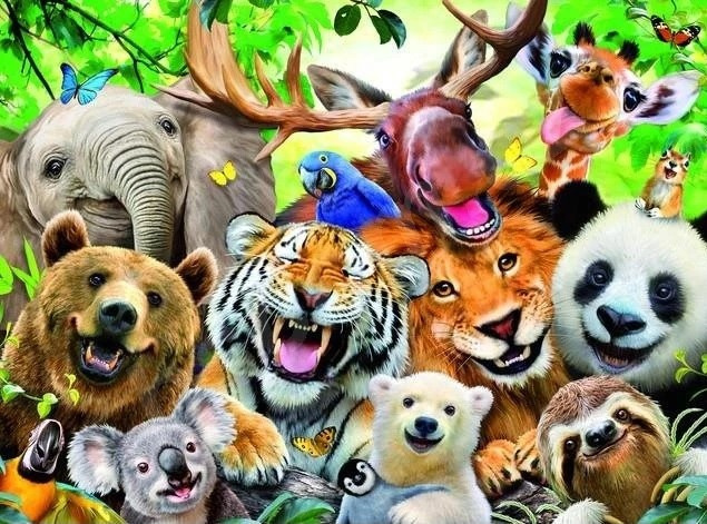 Puzzle XXL 300 – Zvířata s úsměvem