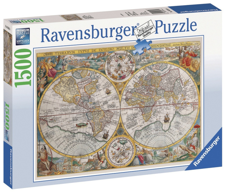 Puzzle 1500 - Historická mapa