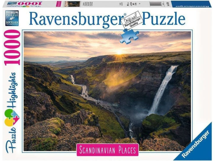 Puzzle 1000 - Vodopád Haifoss