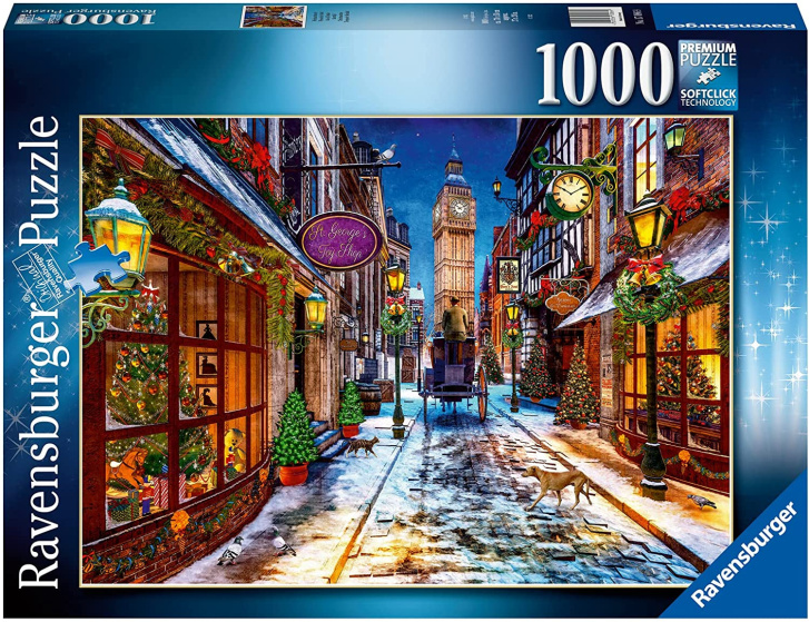 Puzzle 1000 - Vánoce v Londýně