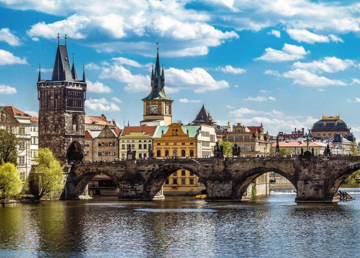 Puzzle 1000 - Pohled na Karlův most, Praha