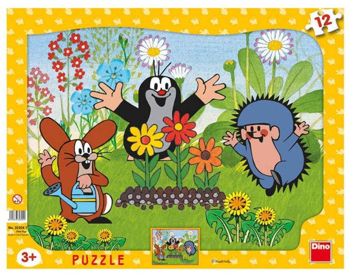Puzzle 12 – Krtek a zahrádka