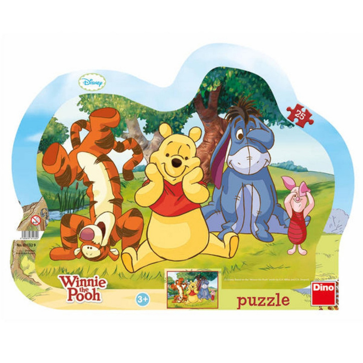 Puzzle 25 – Medvídek Pú a kamarádi