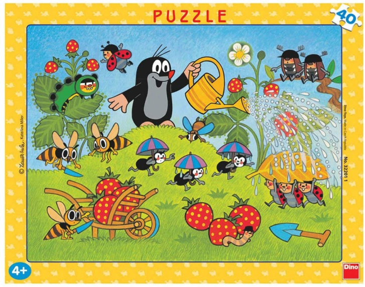 Puzzle 40 – Krtek a zahrada