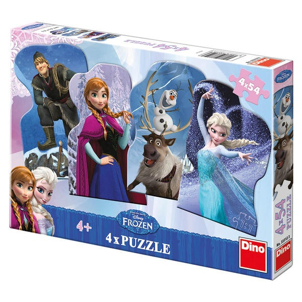 Puzzle 4 x 54 - Disney Frozen