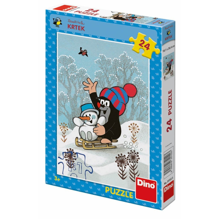 Puzzle - Krtek a sněhulák