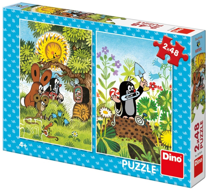 Puzzle 2x48 – Krtek ve volném čase