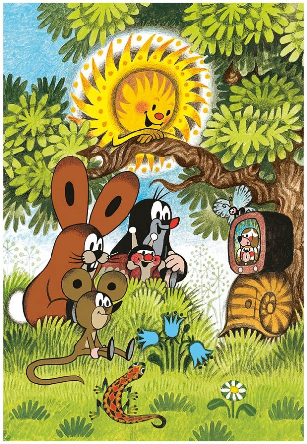 Puzzle 2x48 – Krtek ve volném čase