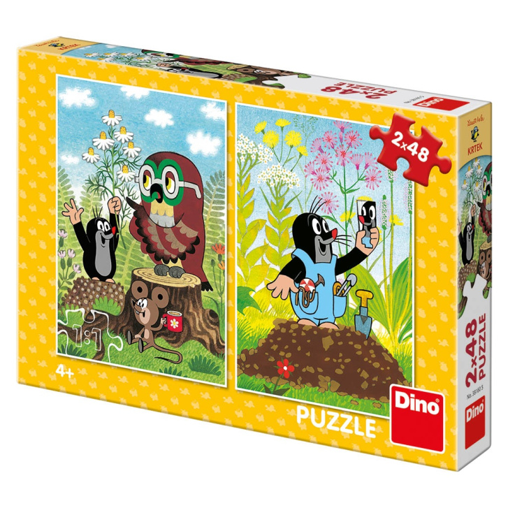 Puzzle 2x24 - Krtek na mýtince