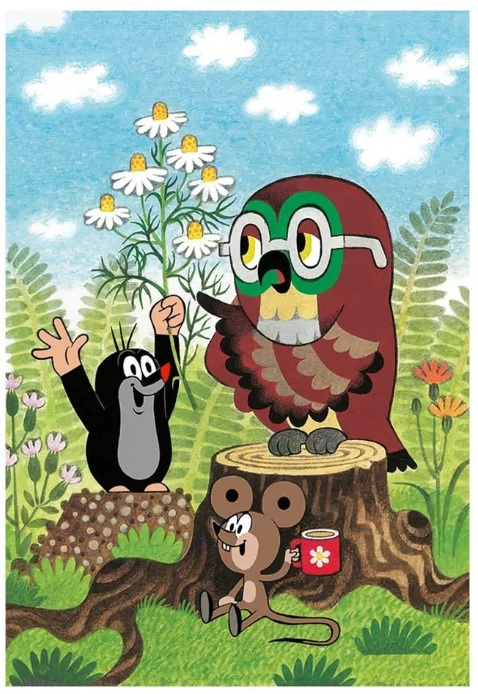 Puzzle 2x24 - Krtek na mýtince