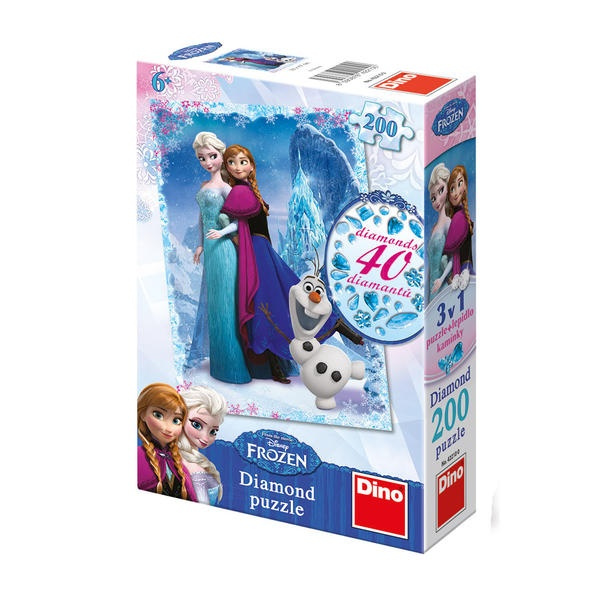 Puzzle 200 - Disney Frozen s diamanty