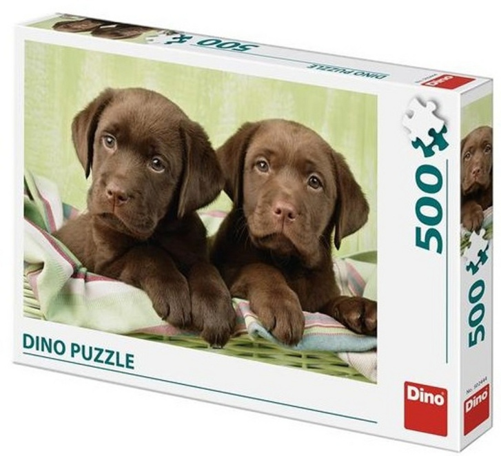 Puzzle 500 - Štěňata