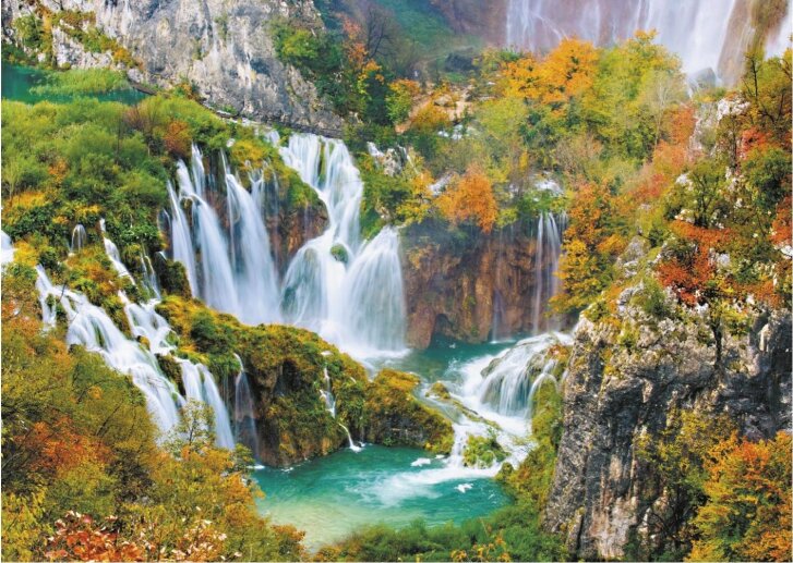 Puzzle 1000 – Plitvická jezera