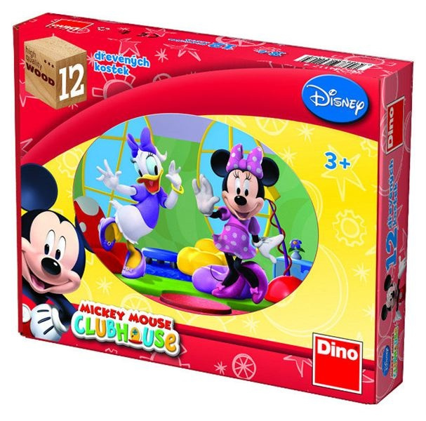 Mickey Mouse-Dřevěné kostky