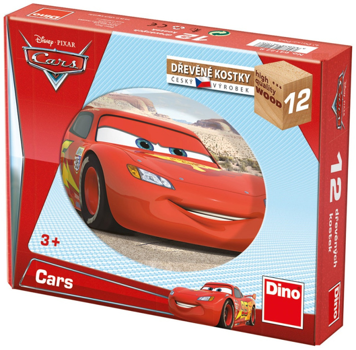 Cars - Dřevěné kostky