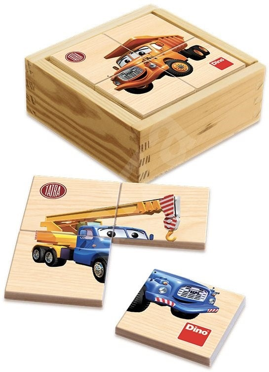 Dřevěné Puzzle Tatra