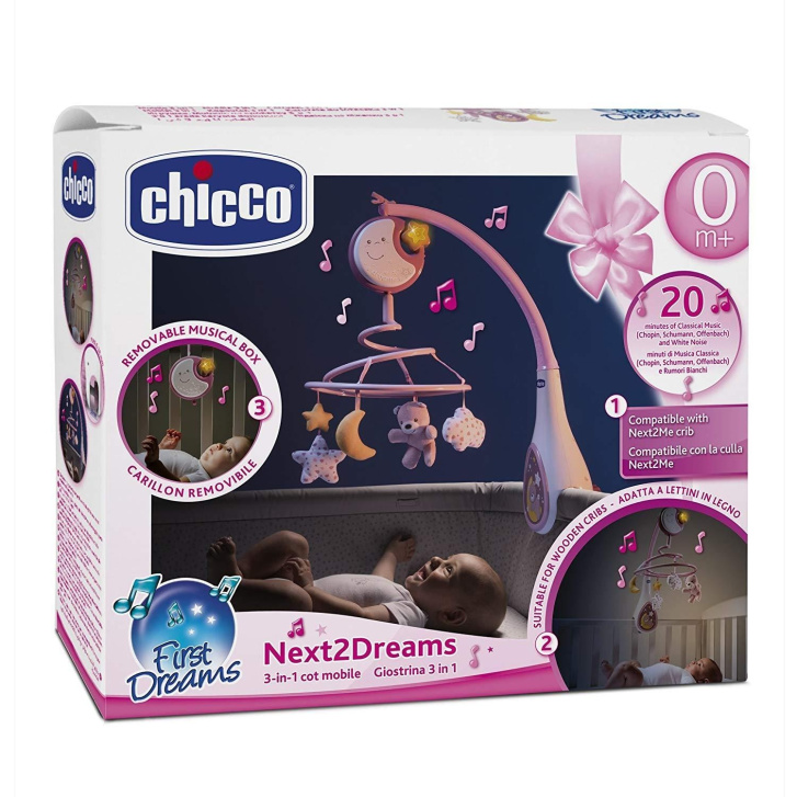Chicco - Kolotoč Next2Dreams růžový