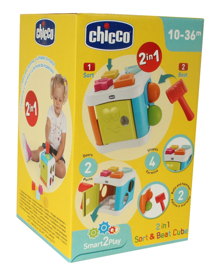 Chicco - Kostka s aktivitami 2 v 1