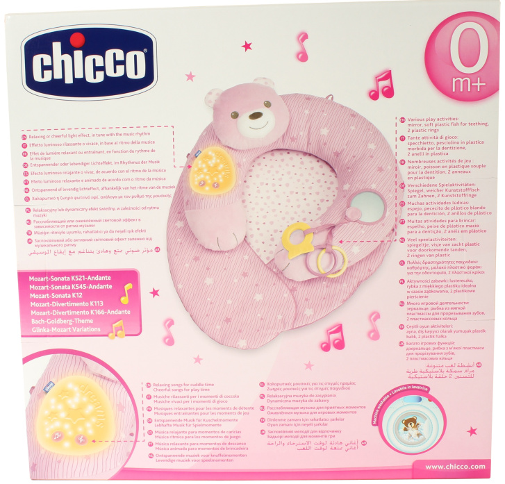 Chicco - Hrací podložka 3 v 1 růžová
