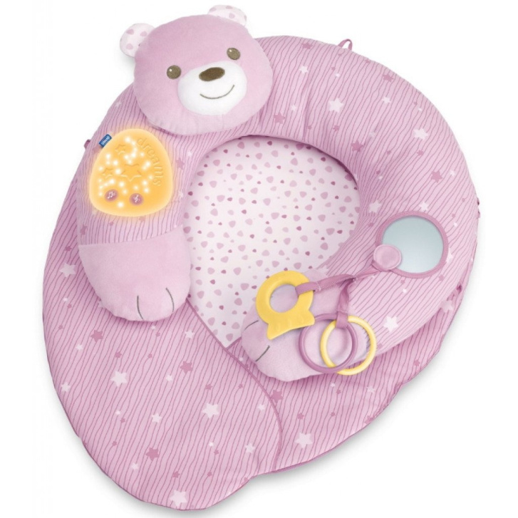 Chicco - Hrací podložka 3 v 1 růžová