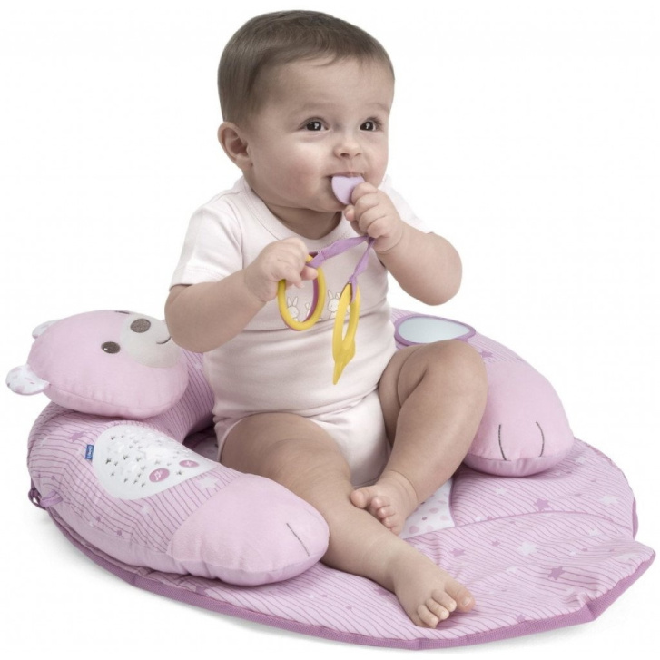 Chicco - Hrací podložka 3 v 1 růžová