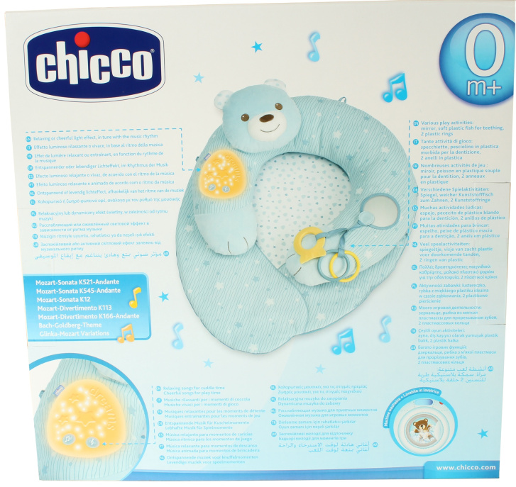 Chicco - Hrací podložka 3 v 1 modrá