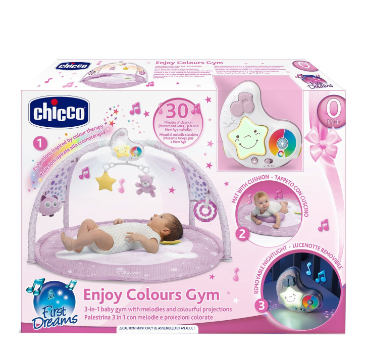Chicco – Podložka s hrazdičkou růžová