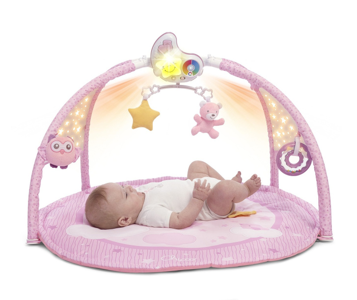 Chicco – Podložka s hrazdičkou růžová