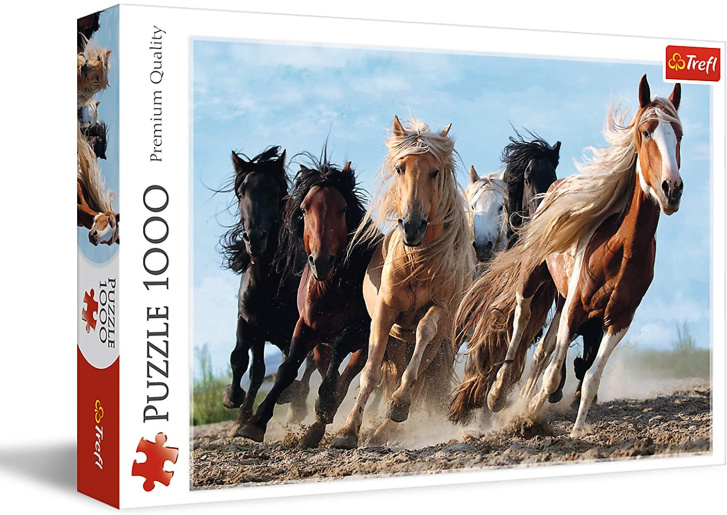 Puzzle 1000 – Cválající koně