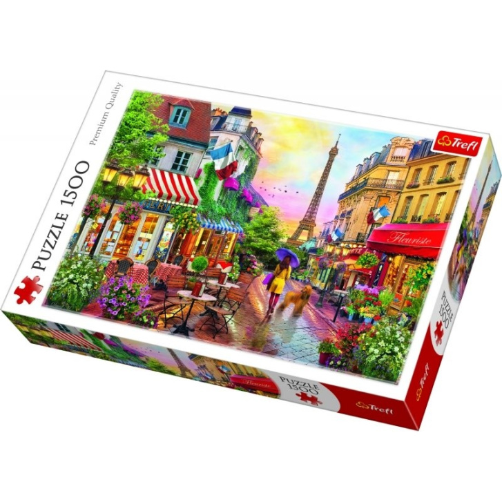 Puzzle 1500 – Kreslená Paříž