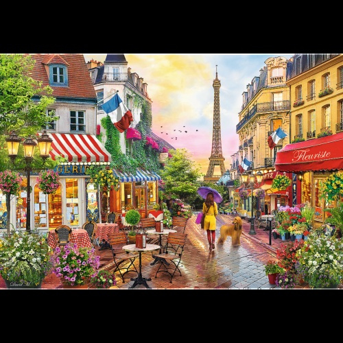 Puzzle 1500 – Kreslená Paříž