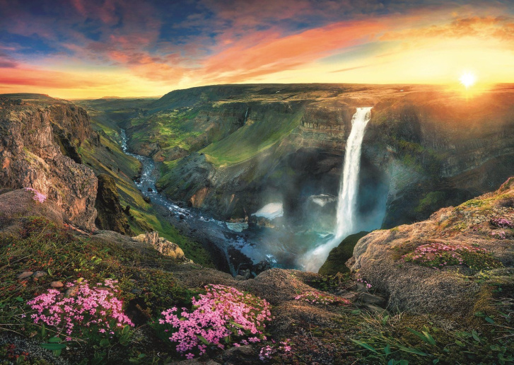 Puzzle 2000 – Příroda na Islandu