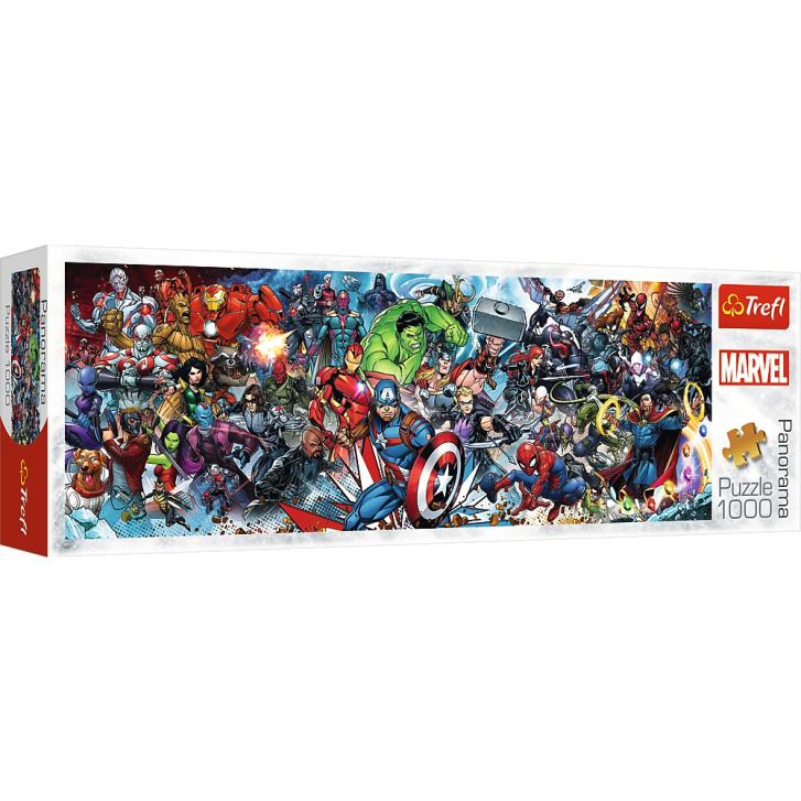 Panoramatické puzzle 1000 – Marvel