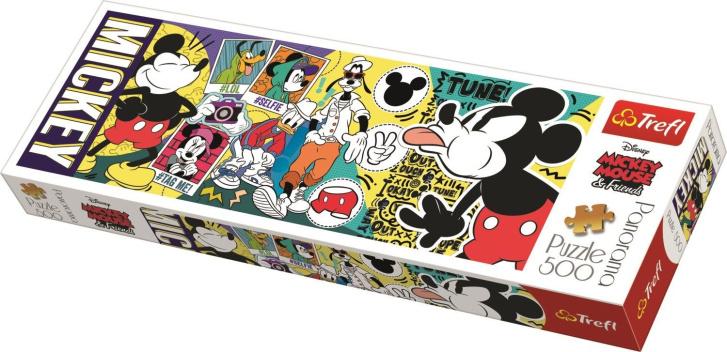 Puzzle 500 – Panorama Mickey Mouse