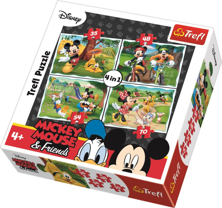 Puzzle 4v1 – Mickey Mouse