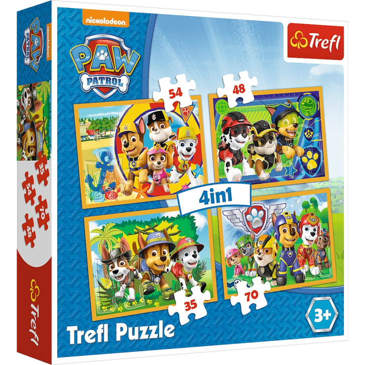 Puzzle 4v1 – Paw Patrol