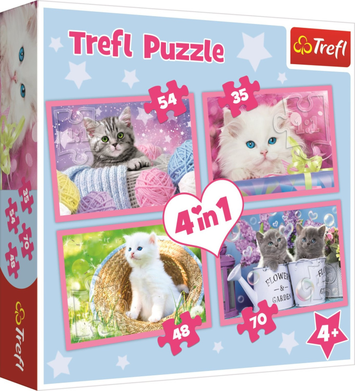 Puzzle 4v1 – Koťata