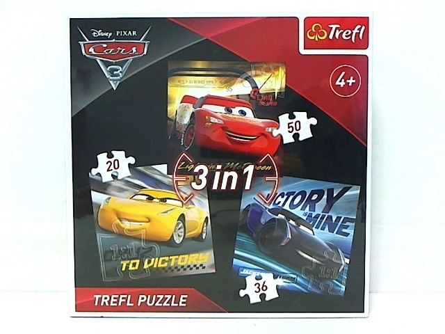 Cars 3 puzzle 3v1