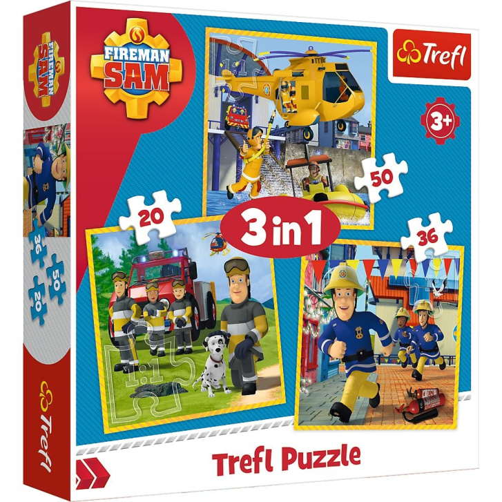 Puzzle 3 v 1 – Požárník Sam