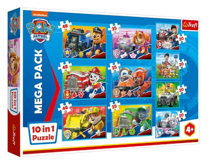 Puzzle 10v1 Paw Patrol mega pack