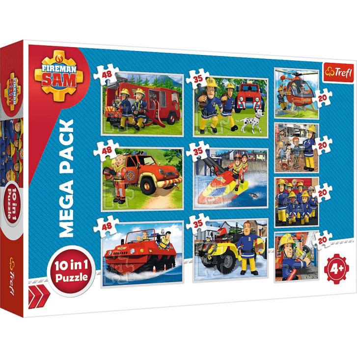 Puzzle 10v1 – Požárník Sam