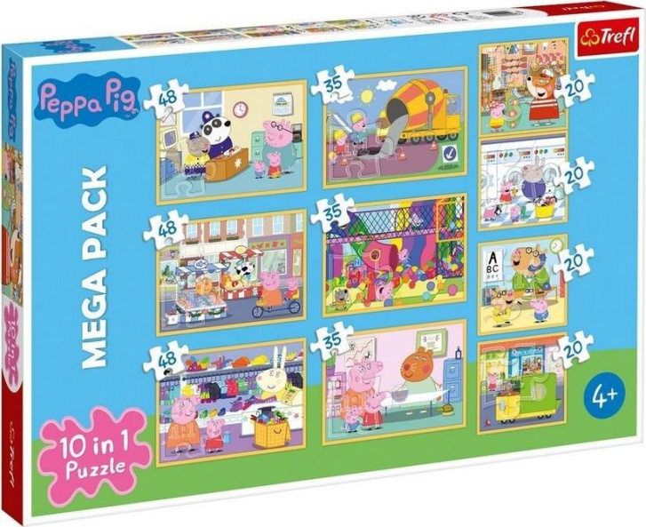 Puzzle 10v1 – Peppa Pig