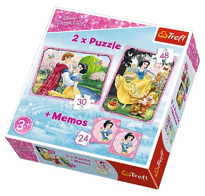 Puzzle 2 v 1 - Sněhulka