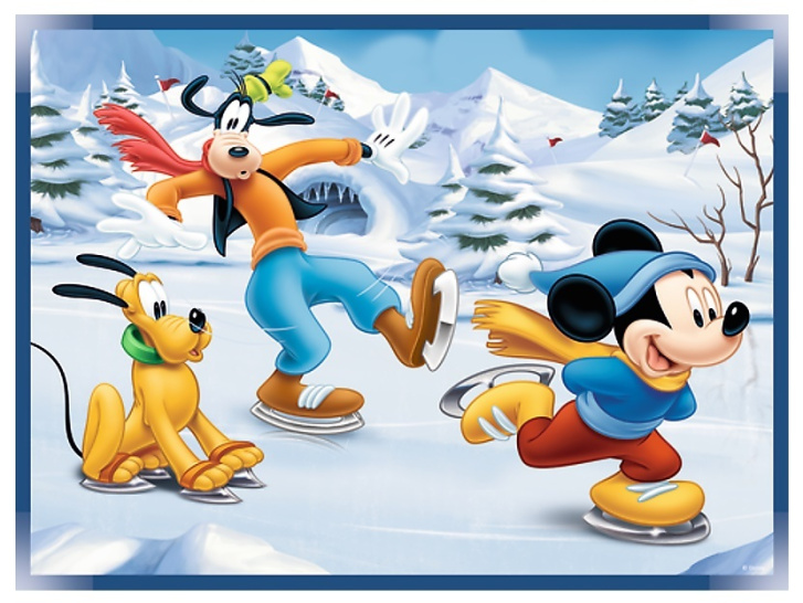 Puzzle 2v1 - Mickey Mouse