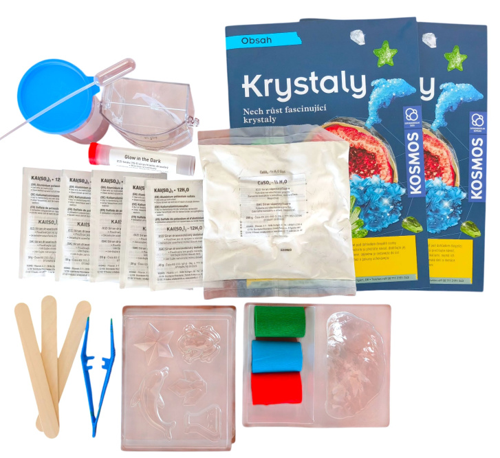Sada experimentů - Krystaly