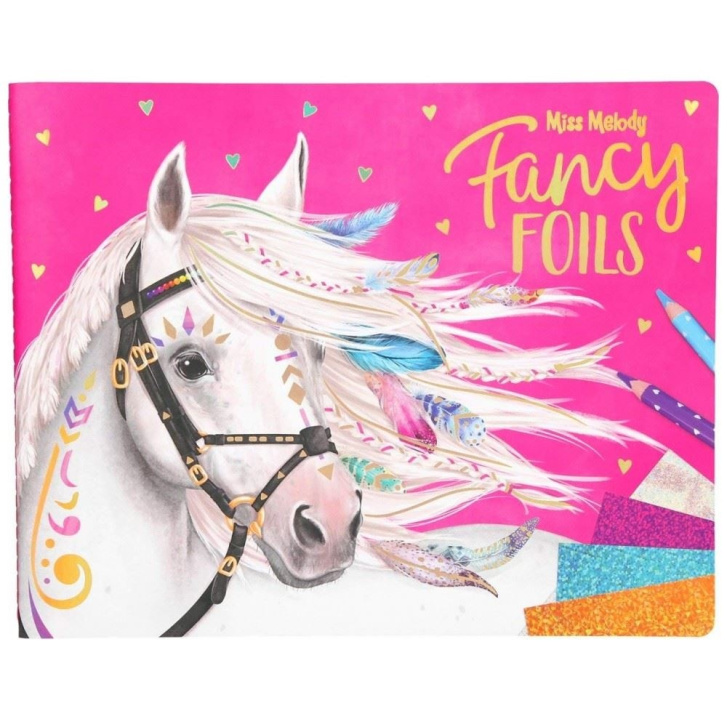 Miss Melody omalovánky s fóliemi