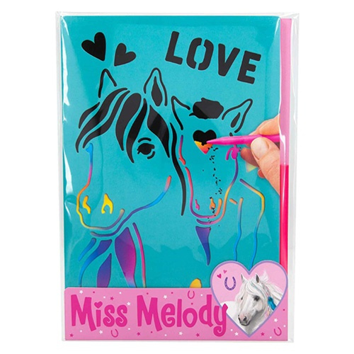 Miss Melody - Vyškrabávací obrázky